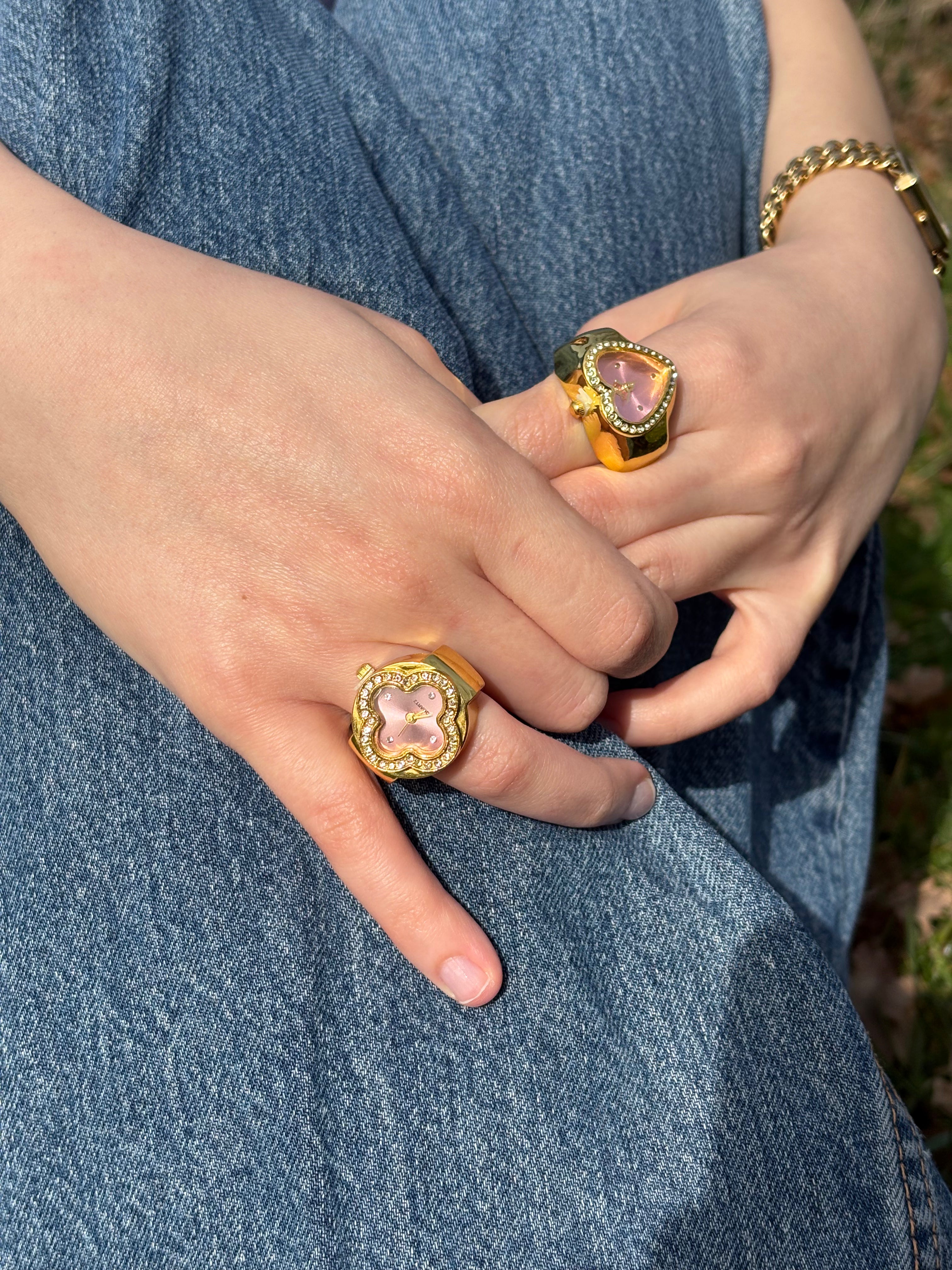 Cleef Ring | Gold Pink