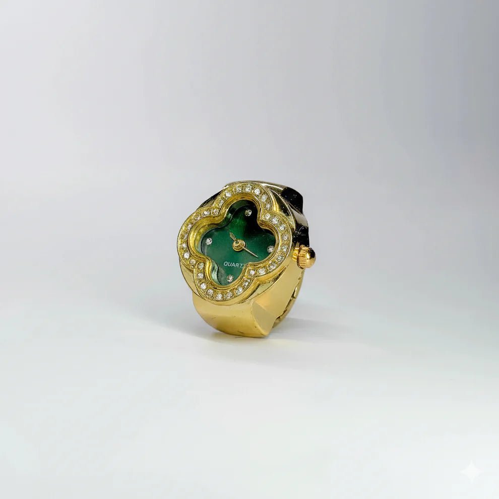 Cleef Ring | Gold Green - Rawdial