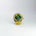 Cleef Ring | Gold Green - Rawdial