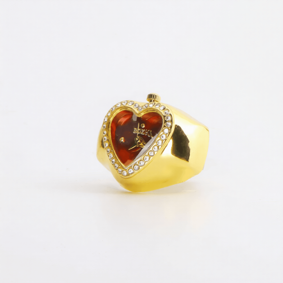 Heart Ring | Gold Cherry - Rawdial