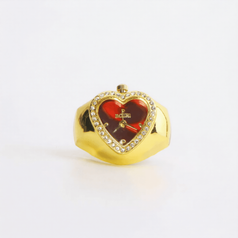 Heart Ring | Gold Cherry - Rawdial