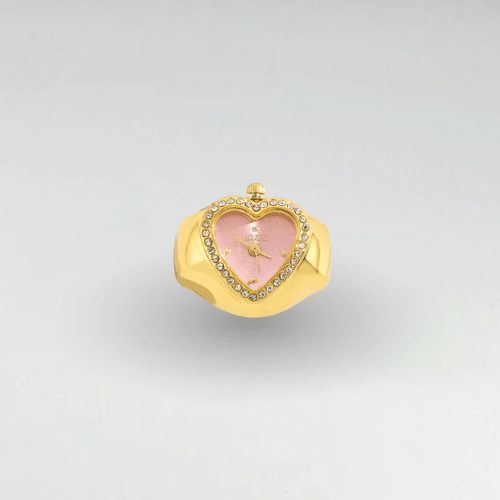 Heart Ring | Gold Pink - Rawdial