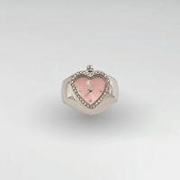 Heart Ring | Pink - Rawdial