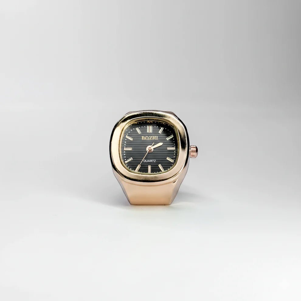 Monaco Ring | Rose Black - Rawdial